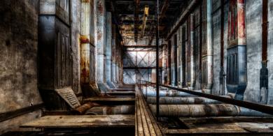 Fotografen zu Füßen gelegt: Die alte VEB-Fußbodenfabrik (2) 