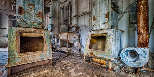Fotografen zu Füßen gelegt: Die alte VEB-Fußbodenfabrik (2) 
