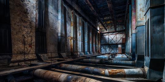 Fotografen zu Füßen gelegt: Die alte VEB-Fußbodenfabrik (3) 