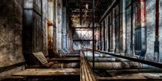 Fotografen zu Füßen gelegt: Die alte VEB-Fußbodenfabrik (2) 