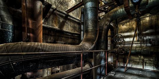 Verdampft: Das gigantische Kesselhaus (1) 