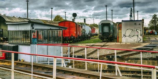 Format 1:1, Spurweite 1435 mm: Spielplatz Eisenbahn (5) 